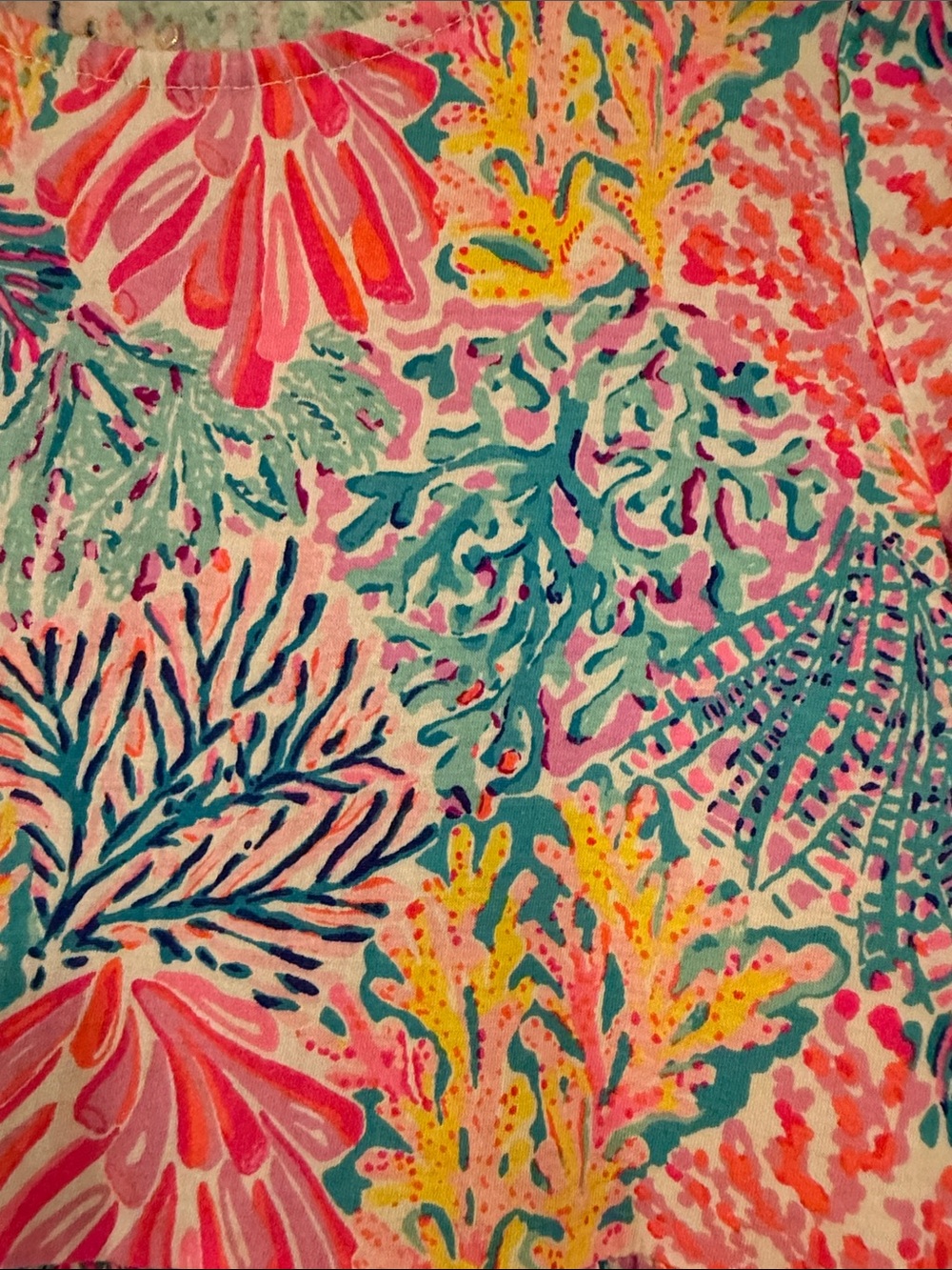 Lilly Pulitzer Girls Multicolor Coral Reef Print Dress - Picture 3 of 8
